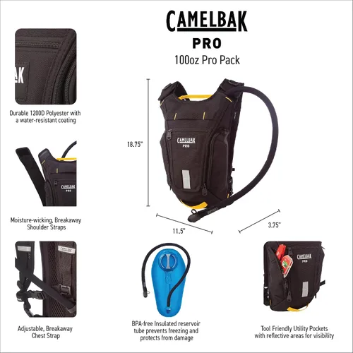 Miniatura 2 de CamelBak Mochila de hidratación profesional Duradera Ligera Reflectante Construcción Resistente Panel trasero de malla Correa