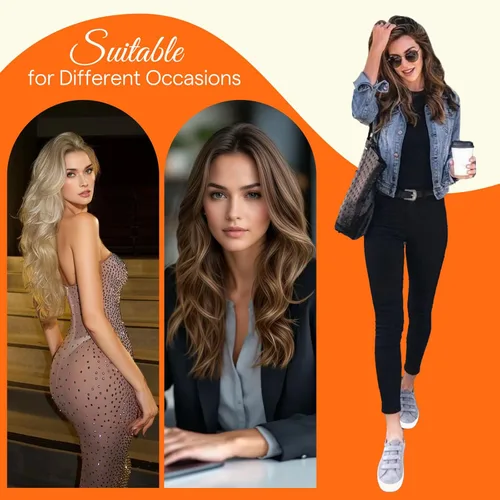 Miniatura 9 de Full Shine Invisi Edge - Extensiones de cabello con cinta adhesiva invisible de 36 cm, color 1 negro, máquina Remy, extensiones de cabello humano