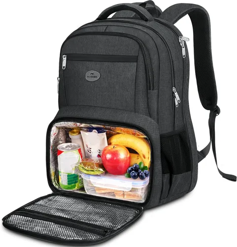 Miniatura 10 de MATEIN Mochila de almuerzo para mujer, resistente mochila térmica térmica para profesores, enfermeras, para trabajo, universidad, viajes, elegante