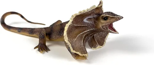 Figura de lagarto con volantes, figura de lagarto realista, figuras de reptiles para decoración, educación científica, accesorios de broma