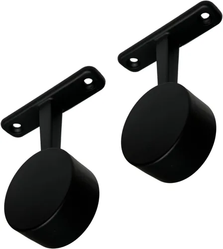 Miniatura 14 de Barra redonda resistente para armario de 48 pulgadas de diámetro, 1.22 pulgadas de diámetro, poste de ropa negro, 1 paquete