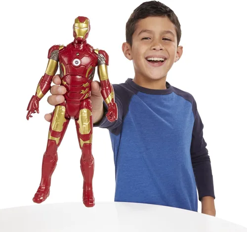 Miniatura 7 de Marvel Avengers Age of Ultron Titan Hero Tech Iron Man Figura de 12 pulgadas