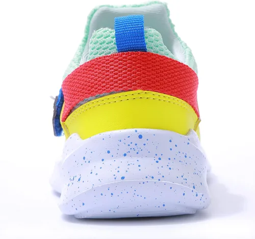 Miniatura 7 de SKYWHEEL Tenis deportivos para niños y niñas, talla 5-12, ligeros, transpirables, para correr, caminar, tenis atléticos para niños pequeños