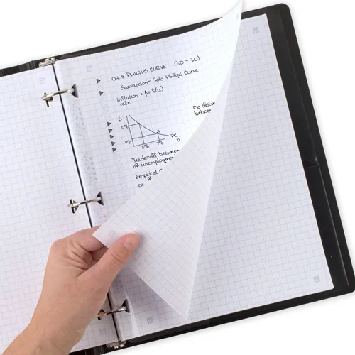 Miniatura 4 de Five Star Papel de hojas sueltas + aplicación de estudio, paquete de 3, papel para cuaderno, papel gráfico, papel de relleno reforzado, combate