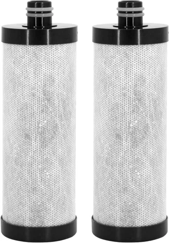Lifefilter Filtro de cabezal de ducha de carbono, filtro de ducha de carbono 2.0 que elimina el cloro, los metales pesados y otras impurezas del