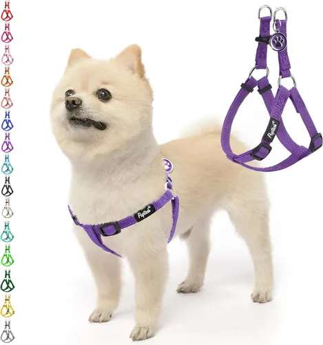 Miniatura 28 de PUPTECK arnés para perro para no jalar, reflejante, ajustable, básico, de nailon, chaleco para cachorro, para caminar al aire libre con etiqueta