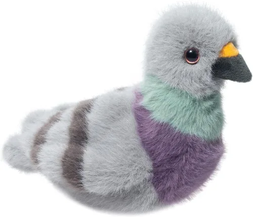 Douglas Parker Pigeon Bird - Peluche suave de peluche, 7 pulgadas de largo