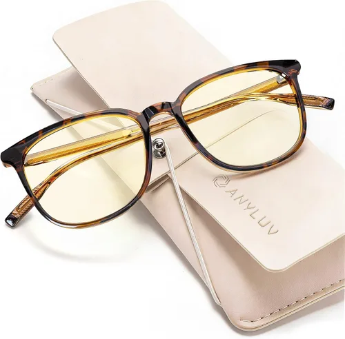 Miniatura 18 de ANYLUV Gafas de luz azul para mujeres y hombres, lentes de bloqueo de luz azul para mujer, anteojos de computadora antifatiga ocular