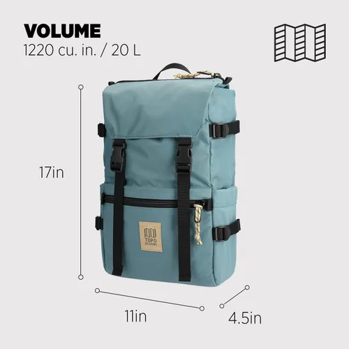 Miniatura 70 de Topo Designs Rover Pack Clásico, asfalto/negro, Tamaño único, Rover Pack Clásico