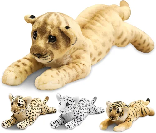 León de Peluche Suave Grande León de Peluche de Felpa León Juguetes Animales de Safari León de Peluche Lindo Juguetes de Peluche de la Jungla