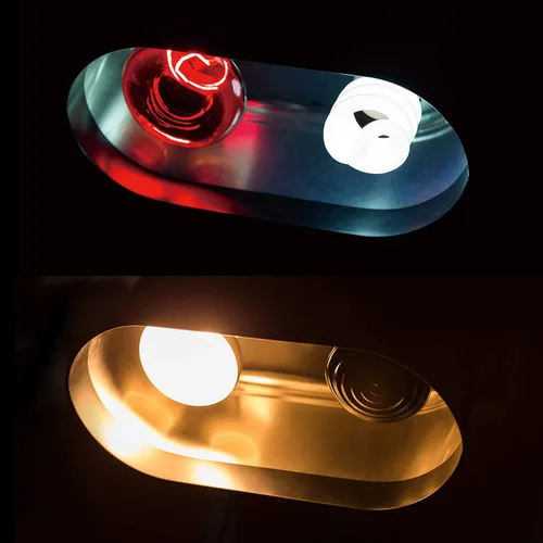 Miniatura 4 de REPTI ZOO Lámpara de doble reptil para reptil Dome UVB, reflector de reptil, tapa de lámpara de cúpula de doble reptil, diseño de integración