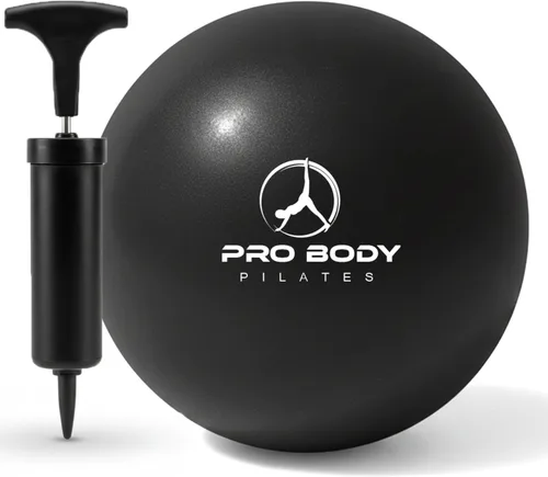 Miniatura 14 de ProBody Pilates Mini Pelota de Ejercicio con Bomba - Pelota de Entrenamiento de 9 Pulgadas para Estabilidad, Barra, Yoga, Núcleo y Terapia Física