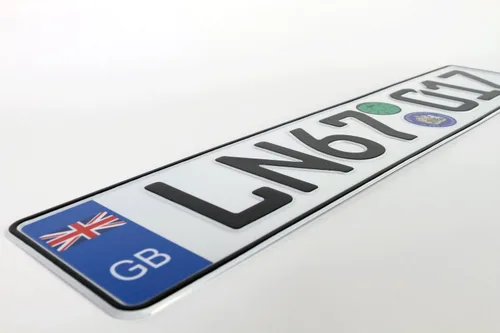 Miniatura 2 de Placa de matrícula europea personalizada de Gran Bretaña