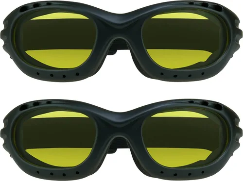 Miniatura 15 de Bikershades Gafas de Seguridad para Motocicleta para Hombre y Mujer. Lentes Polarizadas, Humo, Azul Espejado u Naranja, Lentes Amarillos