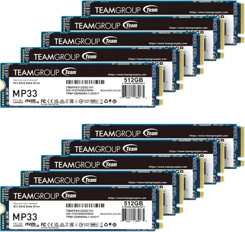 Miniatura 13 de TEAMGROUP MP33 256GB con caché SLC 3D NAND TLC NVMe 1.3 PCIe Gen3x4 M.2 2280 SSD interno R/W velocidad de hasta 1600/1000 MB/s para portátil y PC