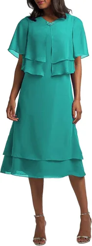 Chiffon Short Mother of The Bride Dresses Prom Cocktail Gowns with Sleeves Party Dress