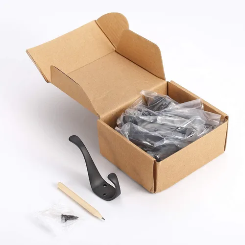 Miniatura 4 de Ambipolar Paquete de 10 ganchos elegantes para colgar abrigos, para colgar abrigos, percheros, bolsos, sombreros con tornillos