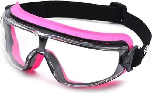 SAFEYEAR - Gafas de seguridad antivaho para mujer con lentes HD resistentes a los arañazos, gafas de trabajo para protección ocular de enfermeras