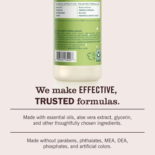 Miniatura 5 de Mrs. Meyer's - Detergente líquido para platos, aroma a pinos de Iowa, fórmula biodegradable, edición limitada, paquete de 3 unidades, 16 fl oz