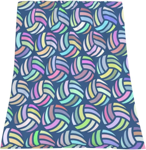 Miniatura 9 de Manta morada con patrón divertido de pelota de golf, ropa de cama suave, cálida y acogedora, manta de franela de vellón de felpa, regalos para niños