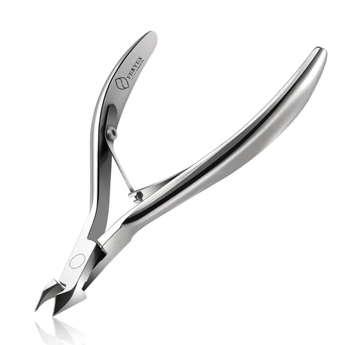 Miniatura 10 de FERYES Cortador de cutículas profesional para manicura y pedicura, cortador cutáneo de acero inoxidable de grado médico, mandíbula de 0.315 Negro