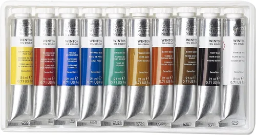 Miniatura 3 de Winsor & Newton Pintura al óleo Winton, juego de 10 tubos de 21 ml