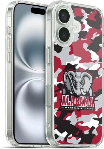 Miniatura 431 de Head Case Designs Funda de gel suave con licencia oficial de la Universidad de Alabama UA Collage compatible con Apple iPhone 13 Pro Max
