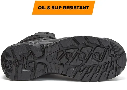 Miniatura 5 de MAGNUM Stealth Force - Botas tácticas negras impermeables de 6 pulgadas, botas militares de cuero para hombre