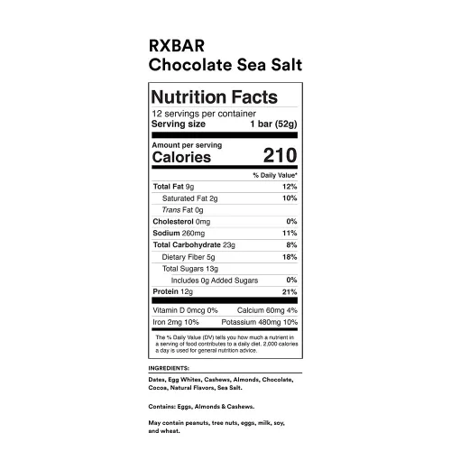 Miniatura 7 de RXBAR - Barra para el desayuno, bocadillo alto en proteínas