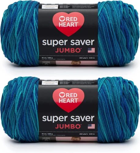 Miniatura 13 de Red Heart Super Saver Jumbo Ovillo de lana, Amatista
