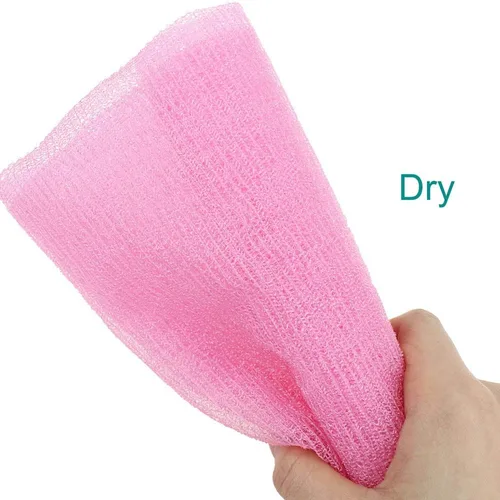 Miniatura 5 de Meetory 6 toallas de baño de nailon exfoliante, 35 pulgadas (35.4 in), toalla de baño de piel de belleza, masaje para mujeres y hombres