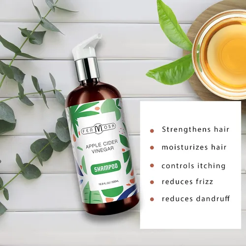 Miniatura 2 de FERMOSA Champú - Aclarador y nutritivo, hidratante y limpiador, reduce la picazón del cuero cabelludo y el encrespamiento, anti caspa, sin sulfato