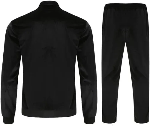 Miniatura 2 de KISSQIQI Velour Tracksuit Mens 2 Piece Velvet Zipper Jacket Drawtsring Waistband Sweatpants Sweatsuits Set Casual Outfits