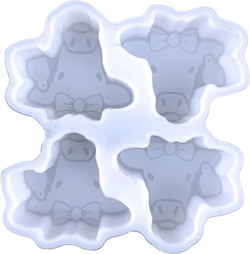 Molde de silicona Freshie para automóvil, molde de fundición de resina para aroma, perlas de jabón, velas, arcilla, decoración de manualidades (4