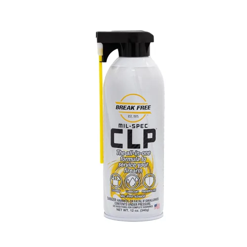 Break-Free CLP .lata spray de lubricante para pistolas, 12 onzas/340 g, BF-CLP12
