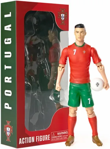 Figura de acción coleccionable de fútbol de 8" de Cristiano Ronaldo de Sockers Banbo Toys Portugal