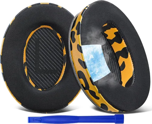 Miniatura 16 de SoloWIT Almohadillas de repuesto de gel refrigerante para auriculares Bose QuietComfort 35 (QC35) y Quiet Comfort 35 II (QC35 II), almohadillas