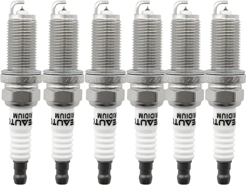 OYEAUTO Bujía de iridio 6240, 6 piezas 22401-5M015 PLFR5A11 compatible con Toyota 2002-2024, BMW 2004-2015, NISSAN 2000-2021, Lexus 2005-2024, VOLVO
