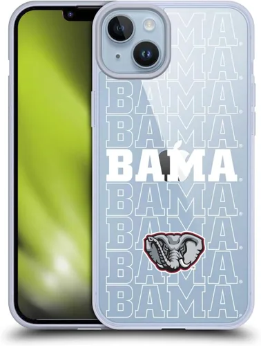 Miniatura 71 de Head Case Designs Funda de gel suave con licencia oficial de la Universidad de Alabama UA Collage compatible con Apple iPhone 13 Pro Max