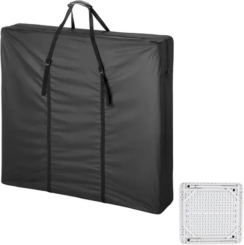 Miniatura 9 de Bolsa de almacenamiento plegable para mesa de tarjetas, bolsas de transporte para mesas cuadradas de 32 x 32 pulgadas, bolsa de almacenamiento