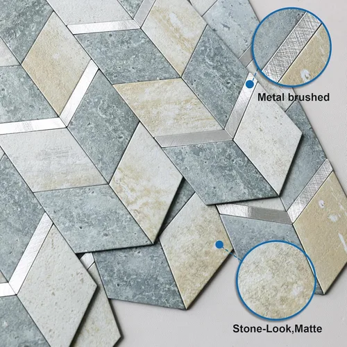 Miniatura 2 de MOFIT Protector contra salpicaduras despegar y pegar para cocina, Panel de pared 3D azulejo despegar y pegar autoadhesivo protector contra Azul
