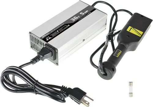 Miniatura 9 de Cargador de batería de carrito de golf de 36V 5A para EZGO TXT, cargador inteligente durante la noche con apagado automático, cargador compacto
