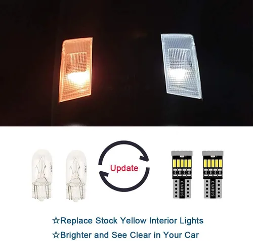 Miniatura 2 de AWALITED Kit de 8 luces LED interiores súper brillantes, bombillas LED de luz de mapa y domo para Ford Mustang 2015 2016 2017 2018 2019 2020 2021