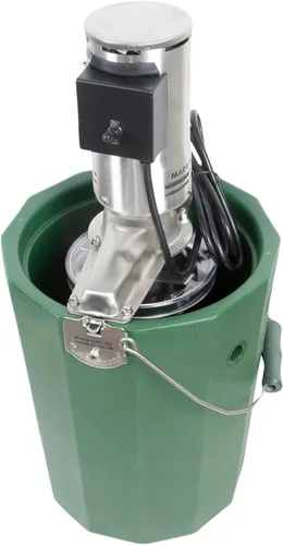 Miniatura 5 de Máquina eléctrica de helado PREMIUM de 6 cuartos - Acero inoxidable - Bañera a prueba de fugas
