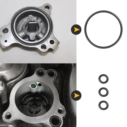 Miniatura 3 de Junta de juntas tóricas de cubierta de filtro de aceite Repalces para 93210-07135-00 932102575500 compatible con Yamaha YZ400 YFZ450 YFZ450R/V/X/W
