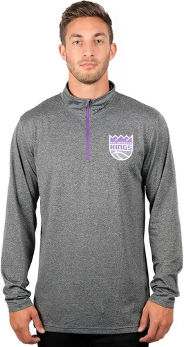 Miniatura 13 de Ultra Game Camiseta oficial de la NBA de manga larga con cremallera corta para hombre Color del