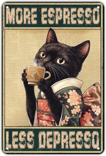 Miniatura 73 de Cartel de metal vintage con texto en inglés "Girl and She Lived Happily Ever After Dog" (Poodle Girl and She Lived Happily Ever After Dog), letrero