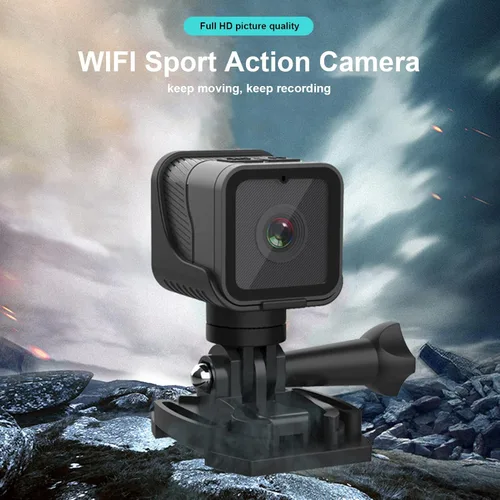 Miniatura 3 de Cámara de acción deportiva, CS03 cámaras hotspot 1080P 16/9 cámara de video al aire libre para Vlog, mini cámara portátil deportiva con micrófono