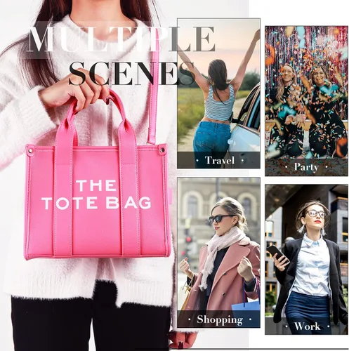 Miniatura 7 de Bolso de mano para mujer, bolso de mano de cuero a la moda, pequeño bolso cruzado personalizado con asa superior para el trabajo y viajes