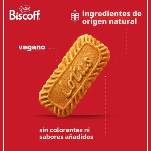 Miniatura 3 de Lotus Biscoff Cookies, aperitivo de galletas caramelizadas, caja dispensadora (20 fundas de 2 galletas extra grandes) vegano, 0.9 onzas